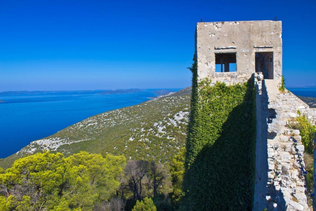 Studio Apartment In Preko With Sea View, Terrace, Air Conditioning, Wi-Fi Luaran gambar